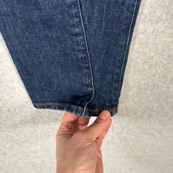 G Star Jeans Womens 27 Crop Raw Joci 3D Mid Slim Jowsie Crossover Overlapped
