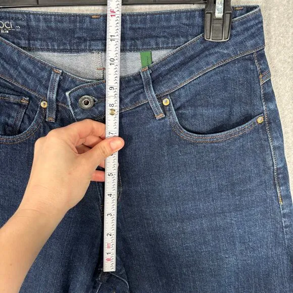 G Star Jeans Womens 27 Crop Raw Joci 3D Mid Slim Jowsie Crossover Overlapped
