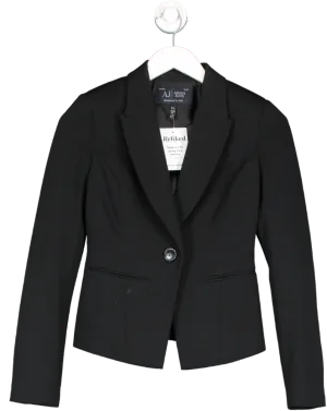 Giorgio Armani Black Crop Blazer UK XXS
