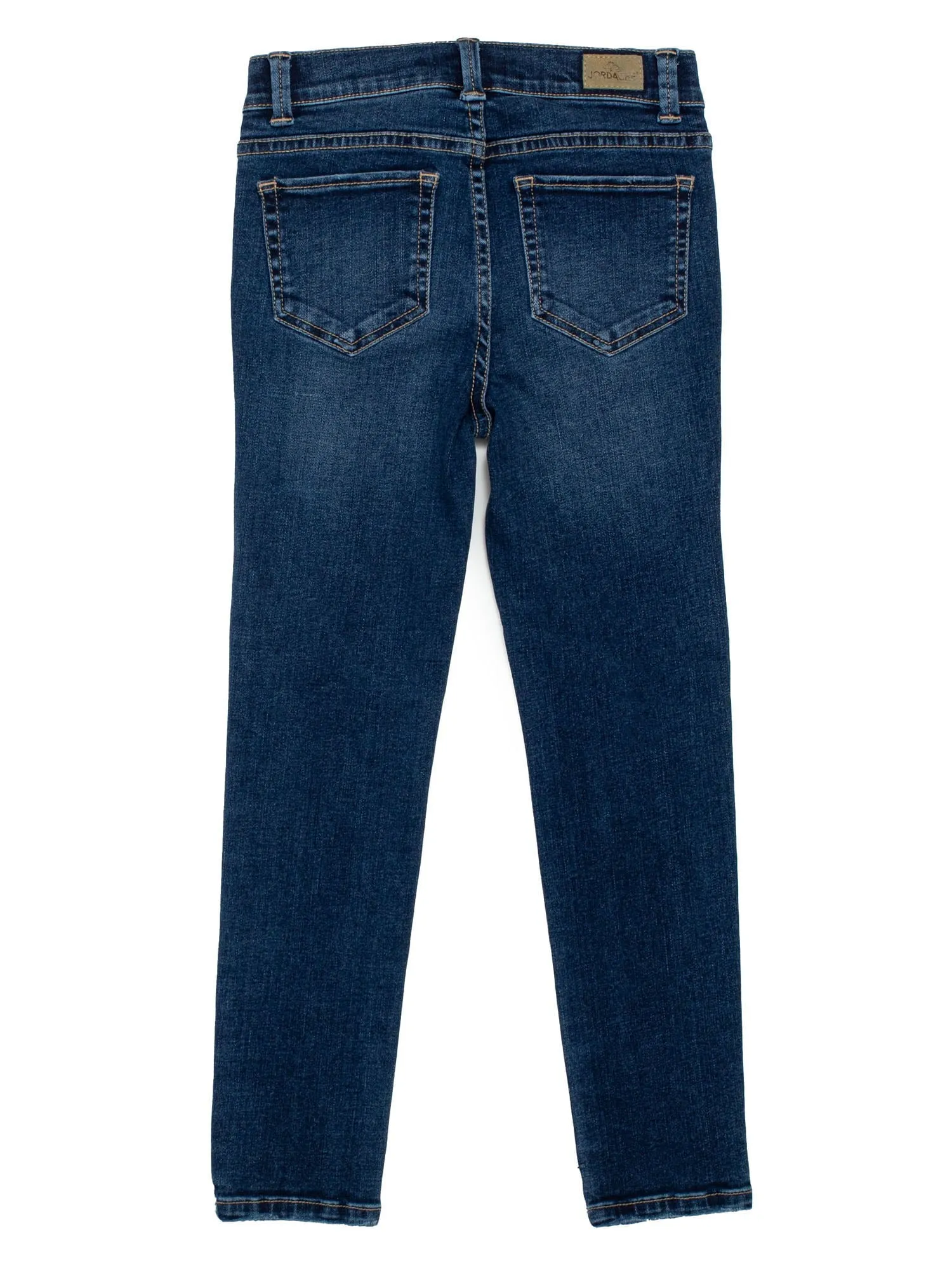 Girls Exposed Button Skinny