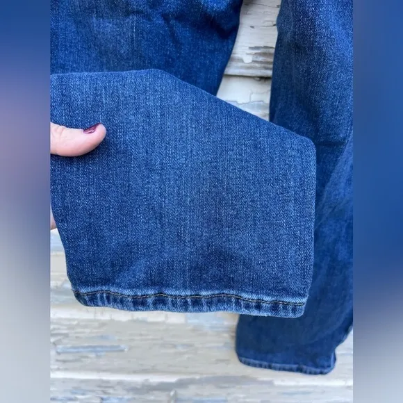 Good American Classic Slim Straight Cashmere Straight Jeans 14/32