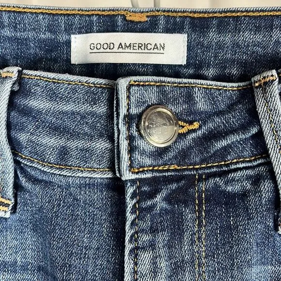Good American Good Legs Stars and Stripes High Rise Skinny Jeans.