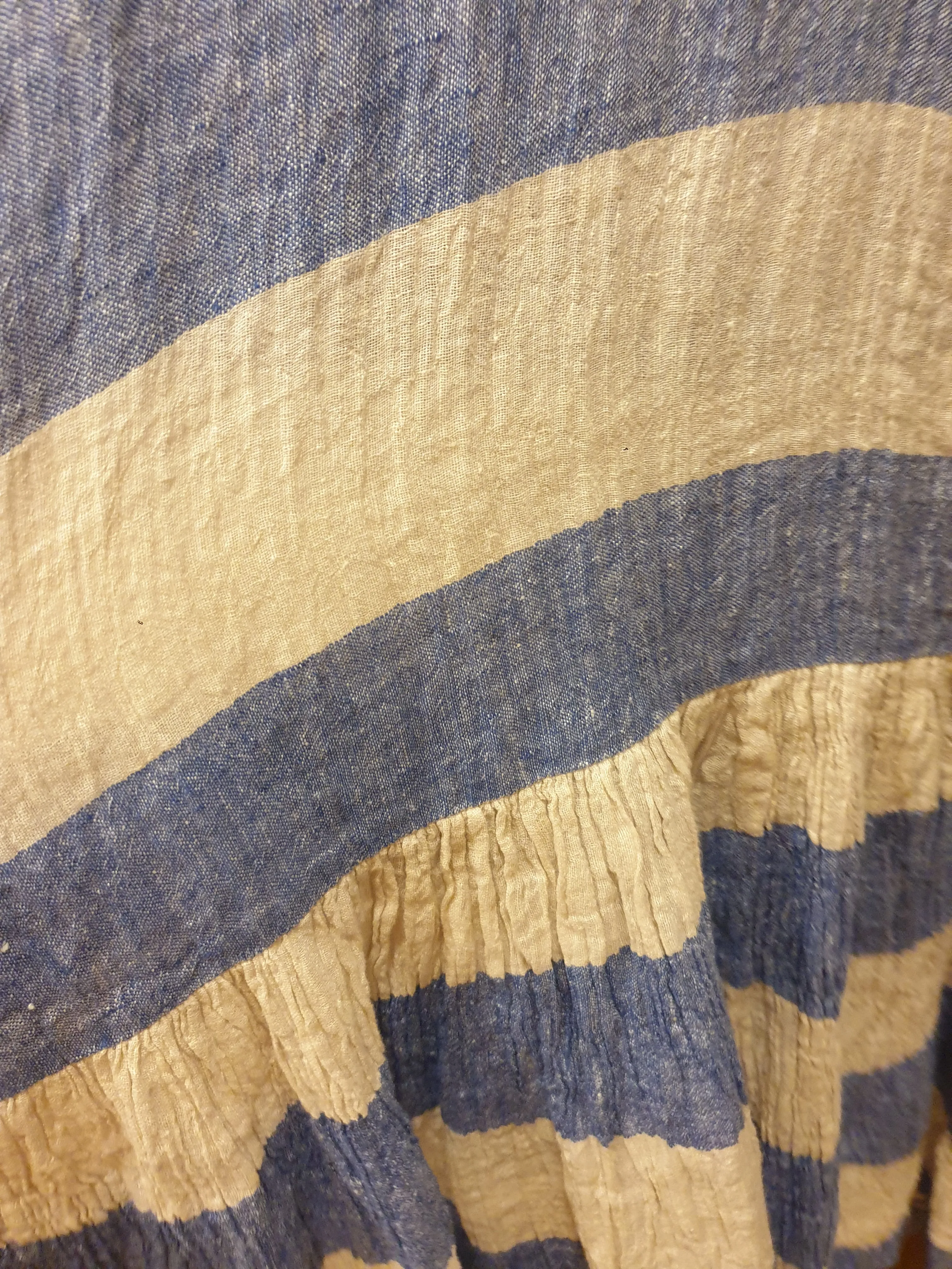 Gorman blue and white striped sleeveless maxi dress size 10