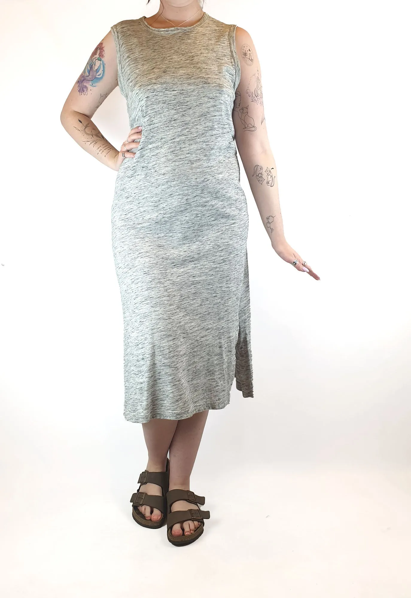 Gorman grey sleevless maxi dress size 12