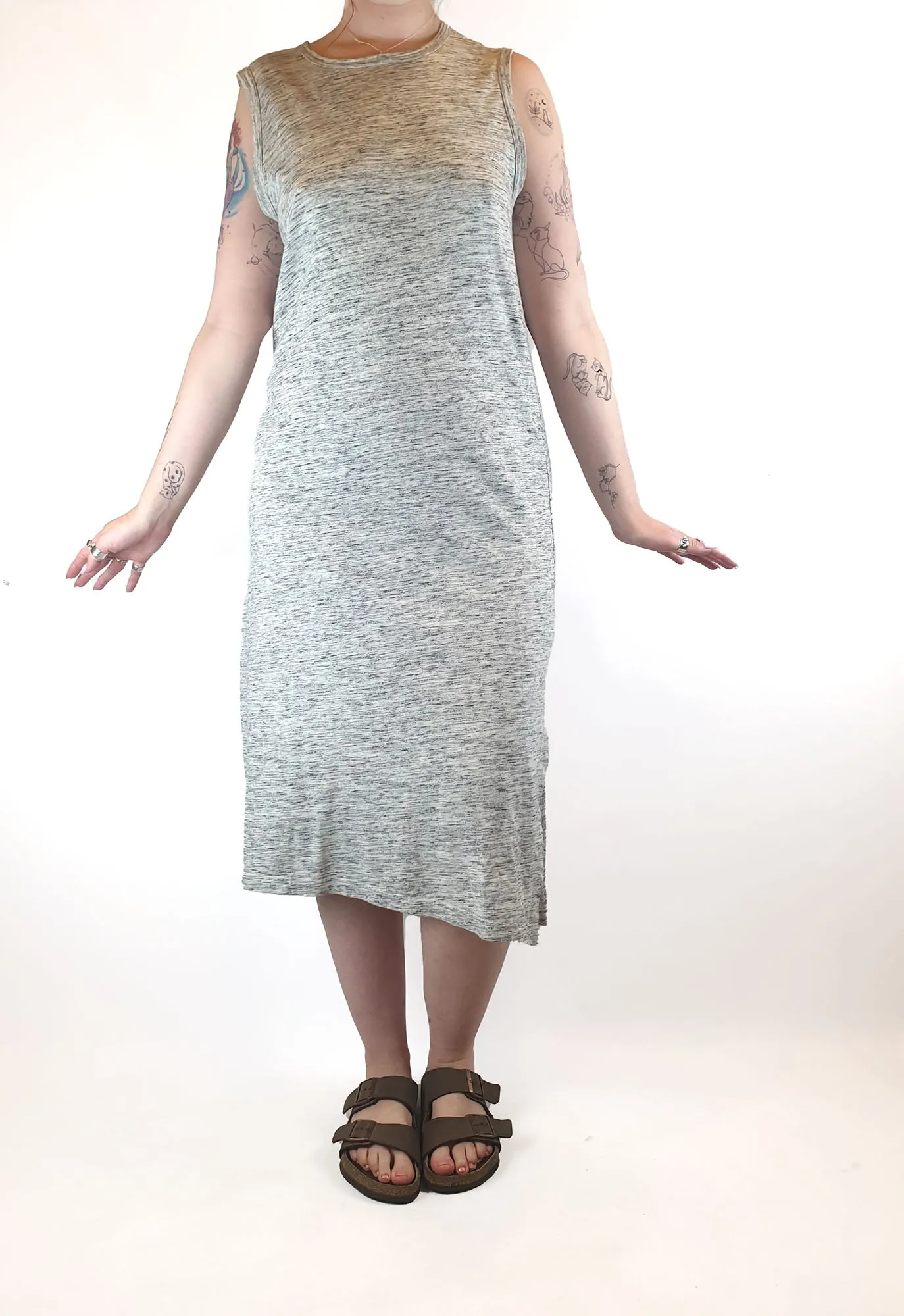 Gorman grey sleevless maxi dress size 12