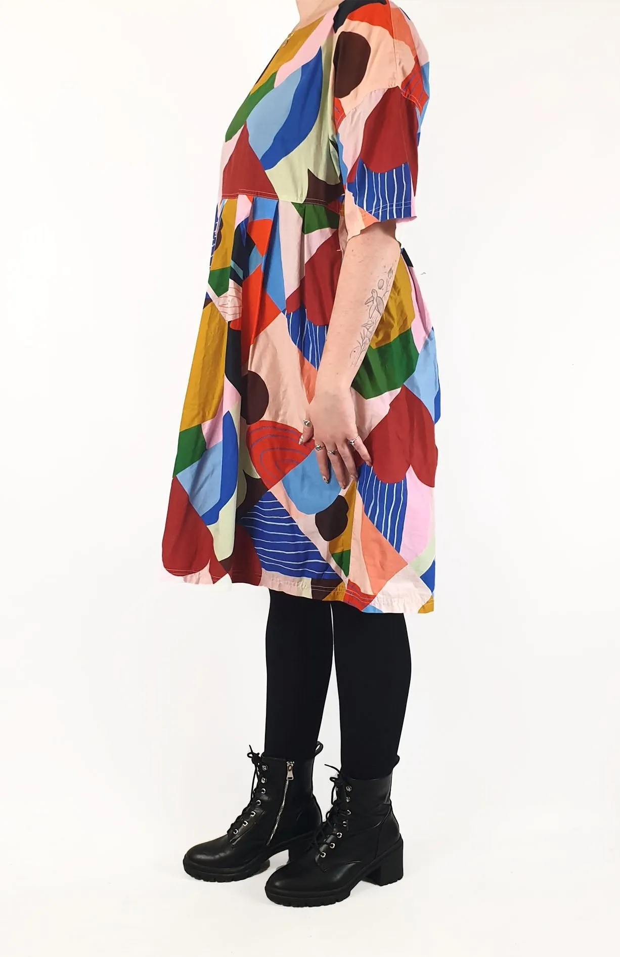 Gorman   Katie Eraser colourful cotton dress size M