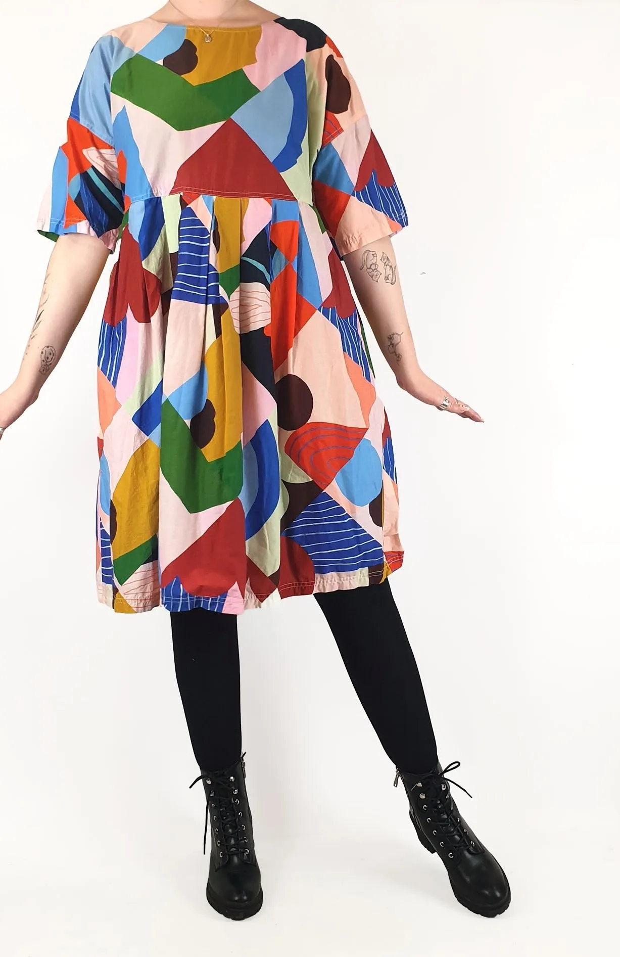 Gorman   Katie Eraser colourful cotton dress size M