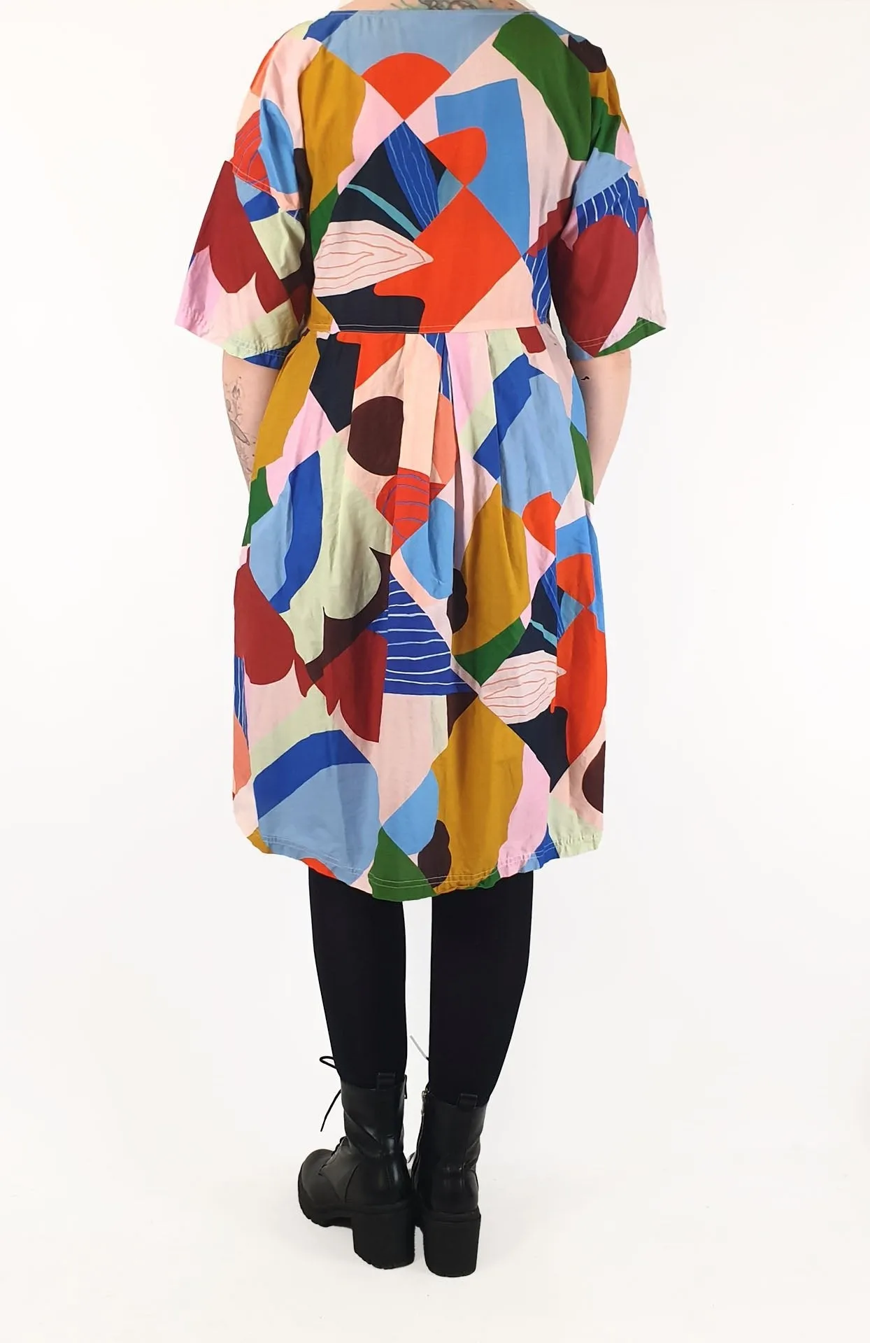 Gorman   Katie Eraser colourful cotton dress size M