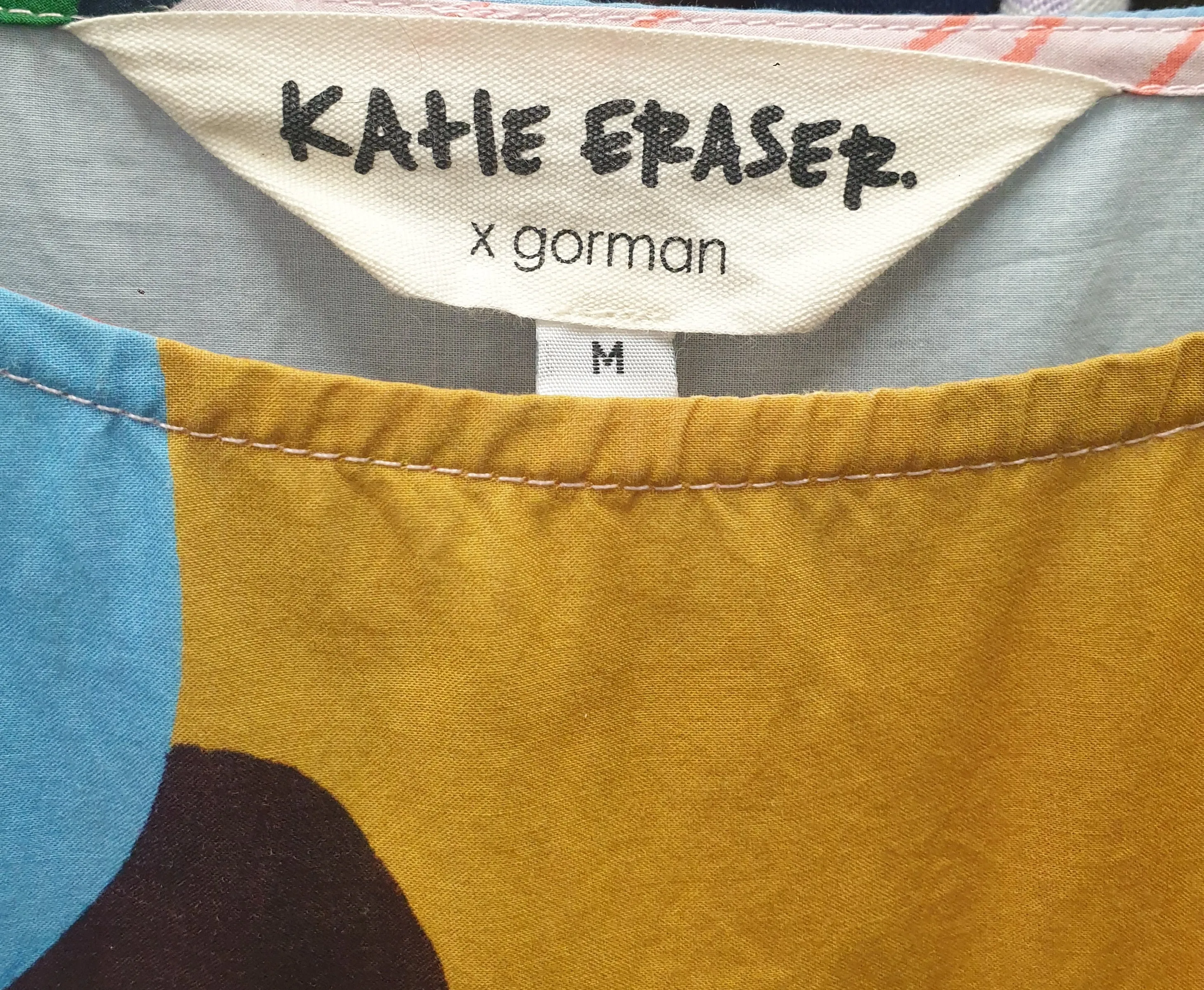 Gorman   Katie Eraser colourful cotton dress size M