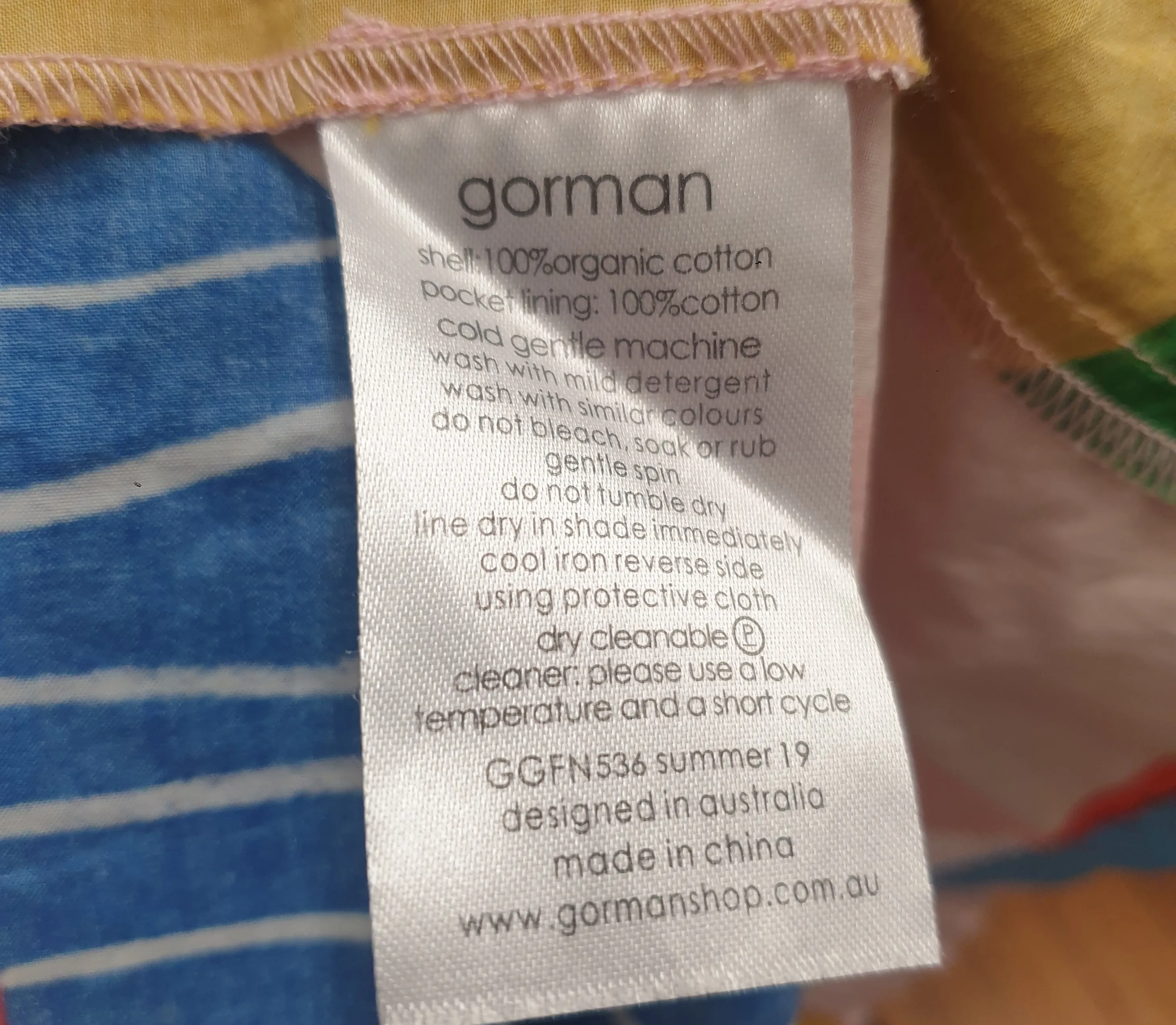 Gorman   Katie Eraser colourful cotton dress size M
