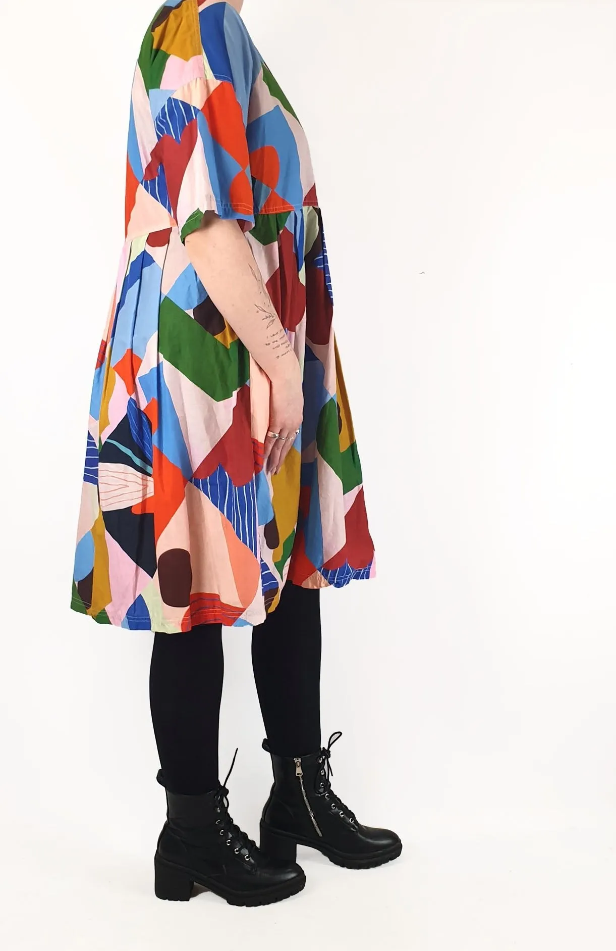 Gorman   Katie Eraser colourful cotton dress size M