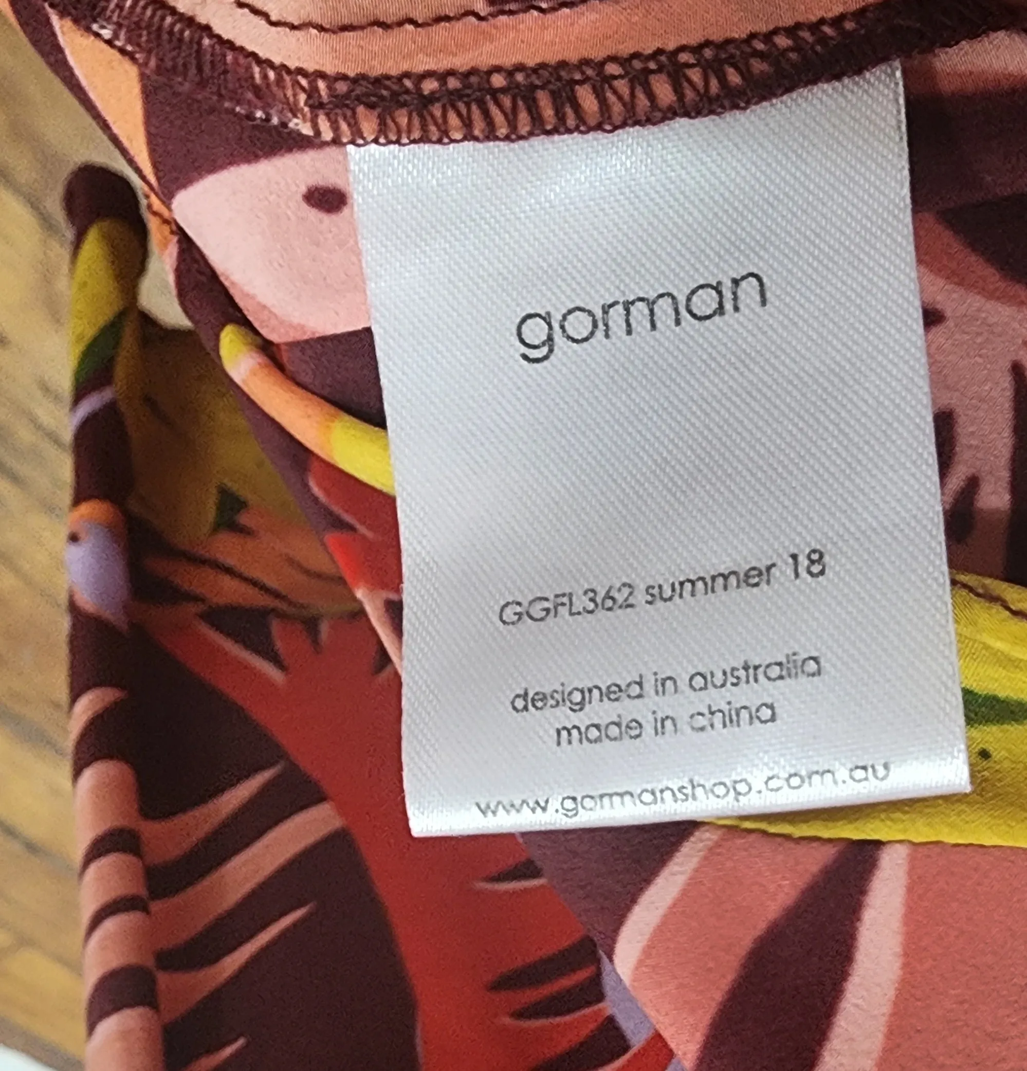 Gorman red silk mix dress size 12