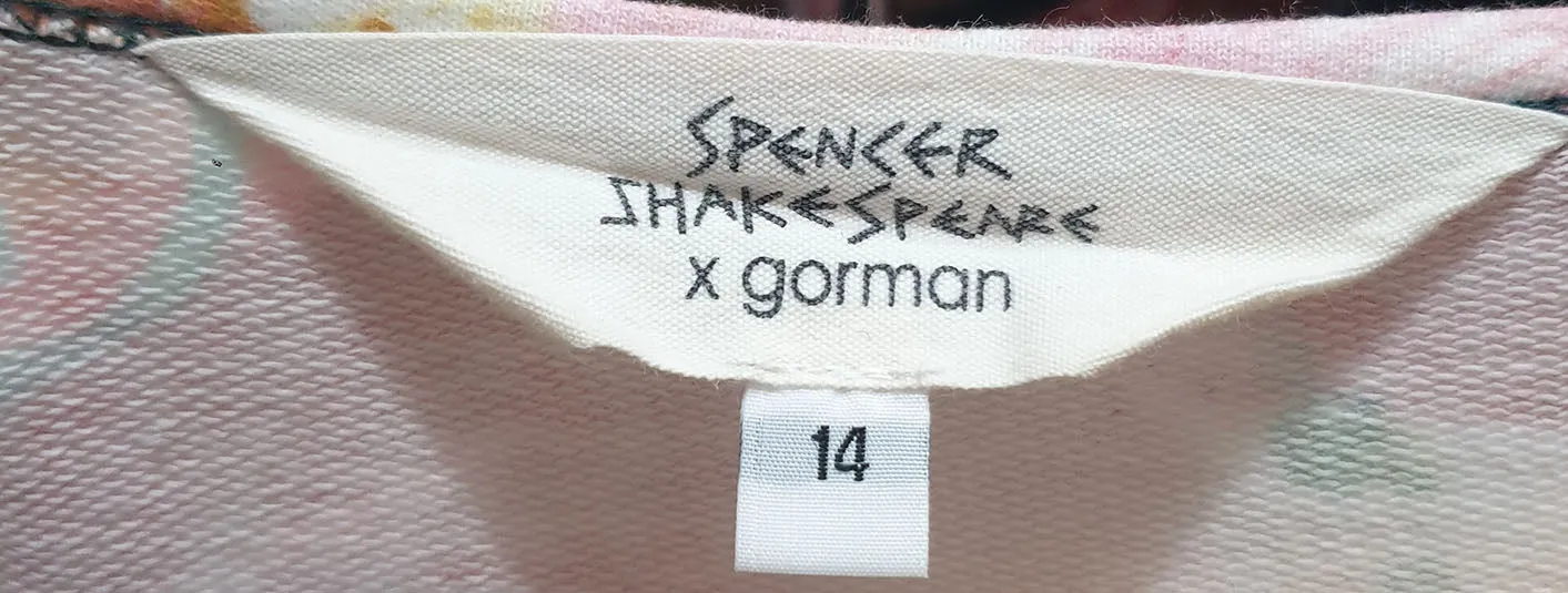 Gorman   Spencer Shakespeare colourful dress size 14