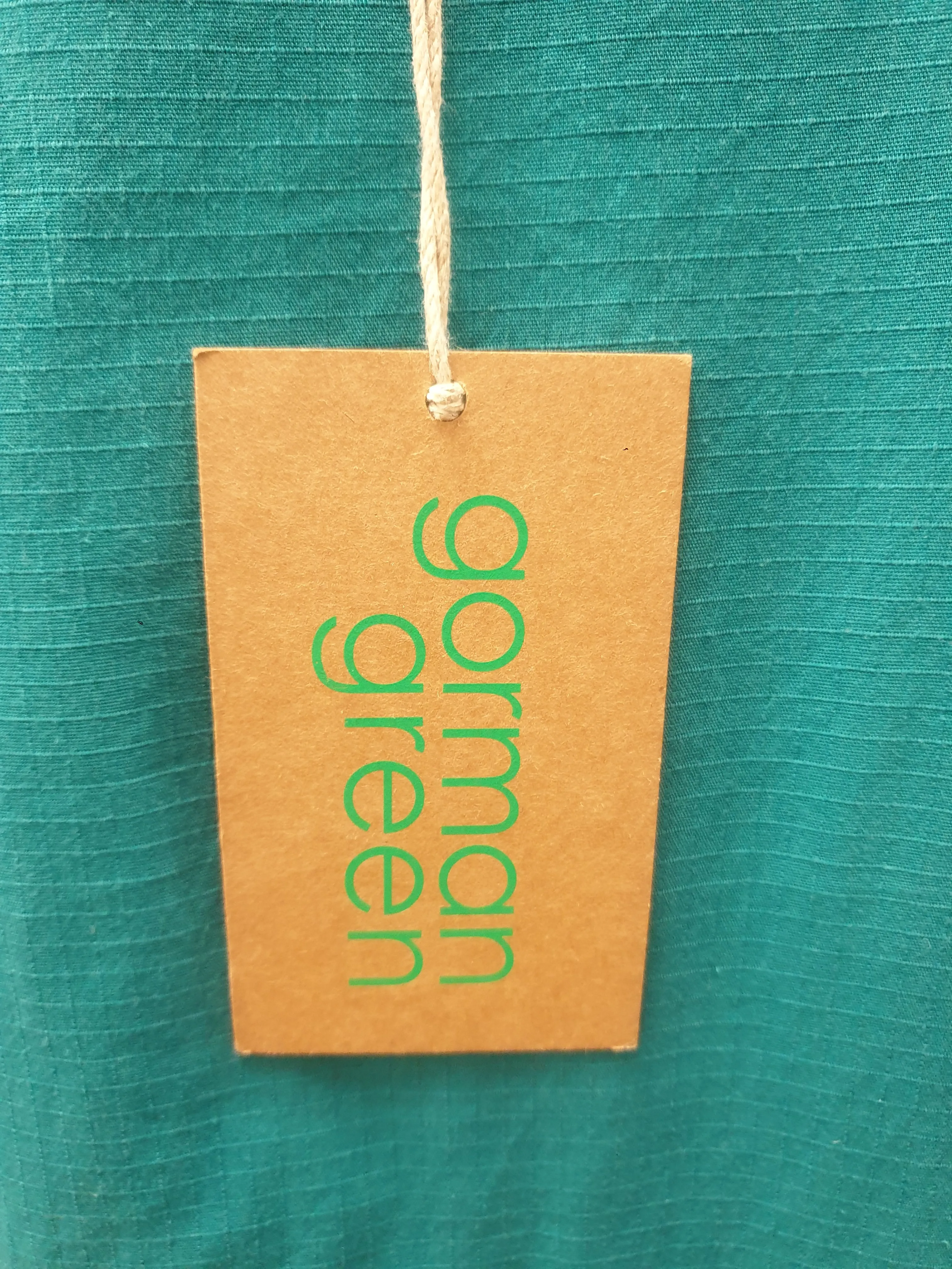 Gorman teal green half moon dress size L