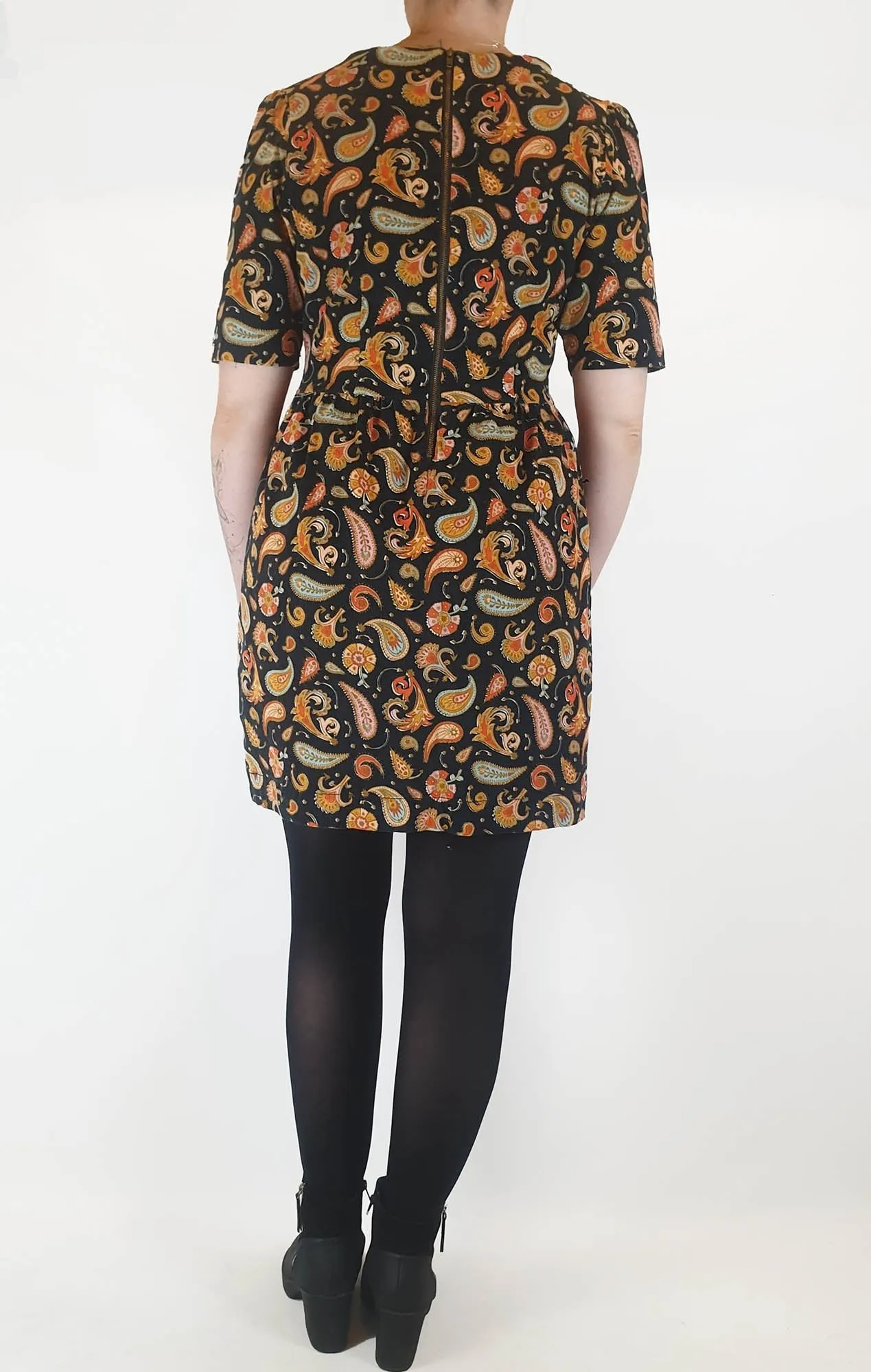 Gorman unique print cord half sleeve dress size 12