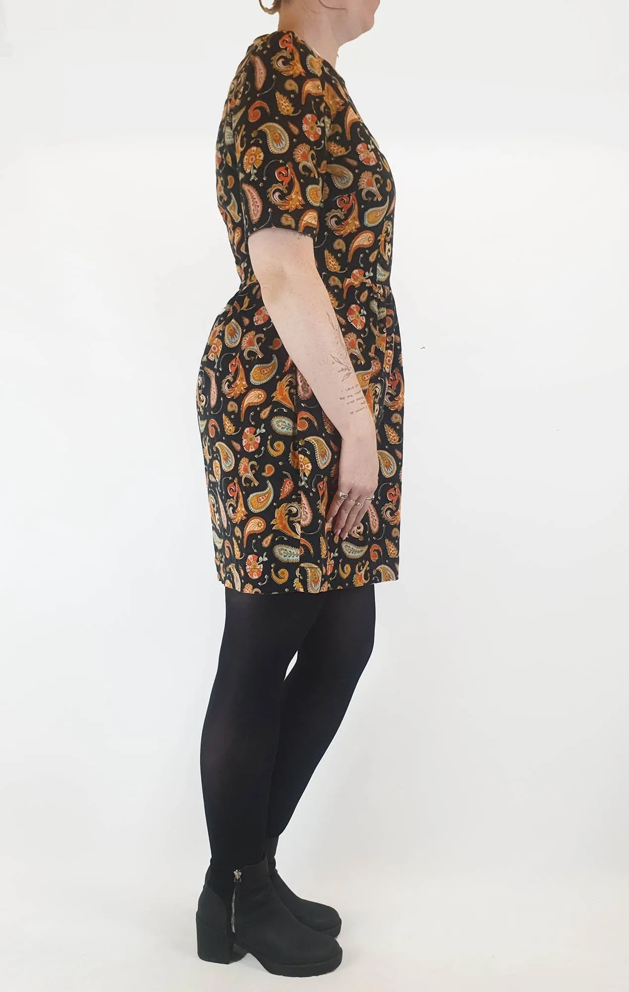 Gorman unique print cord half sleeve dress size 12
