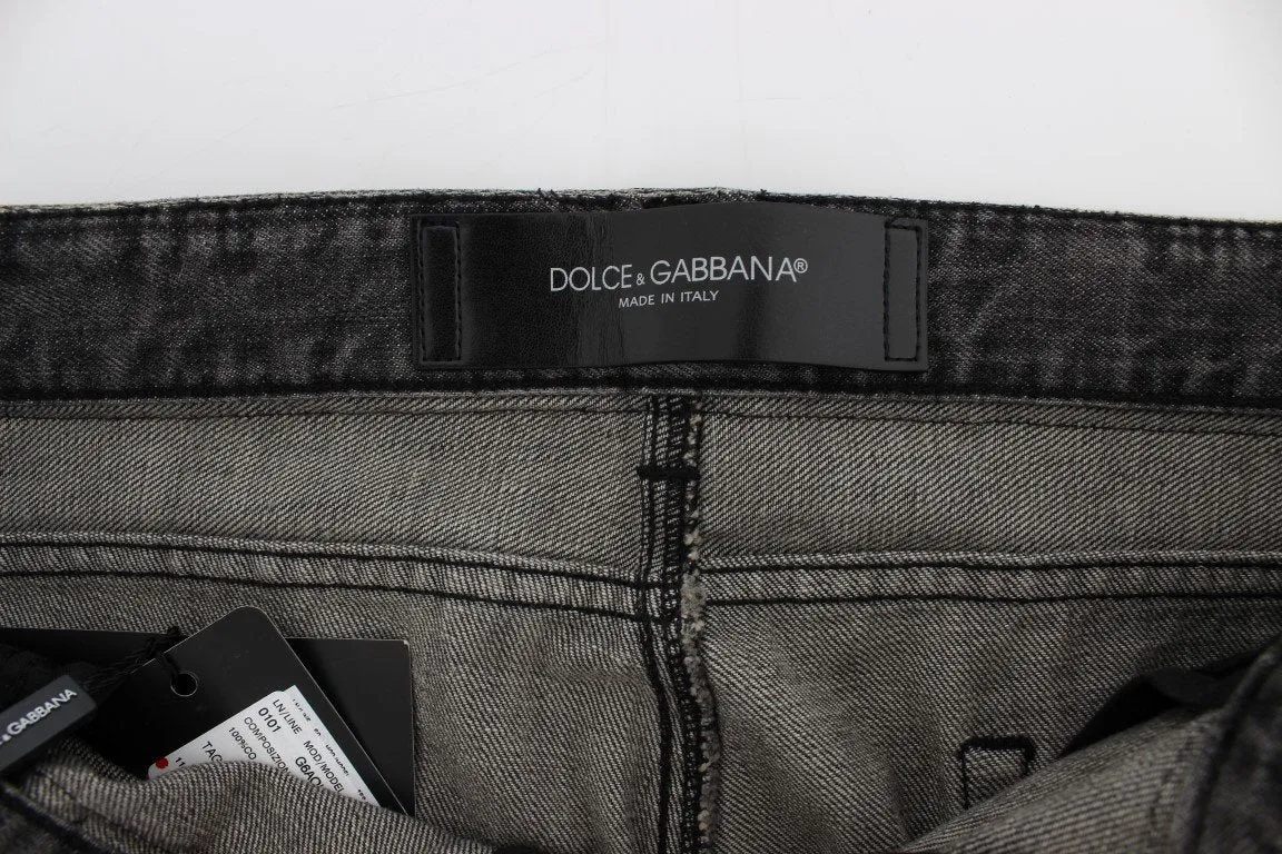 Gray Black Wash 14 GOLD Slim Fit Pants Jeans