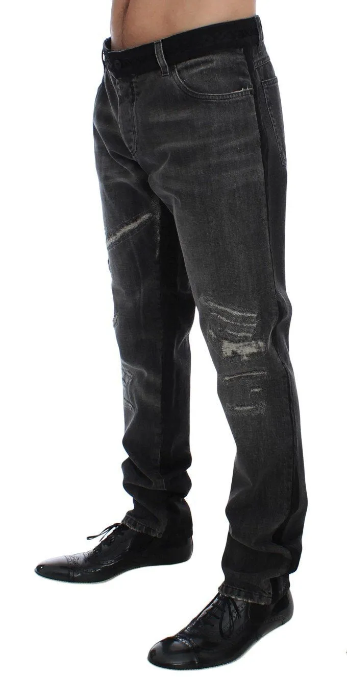 Gray Black Wash 14 GOLD Slim Fit Pants Jeans