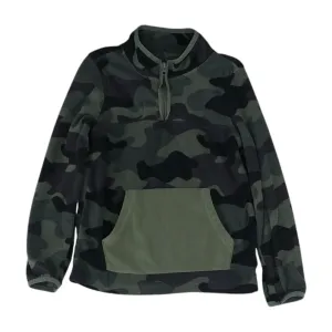 Green Camo 1/4 Zip Pullover