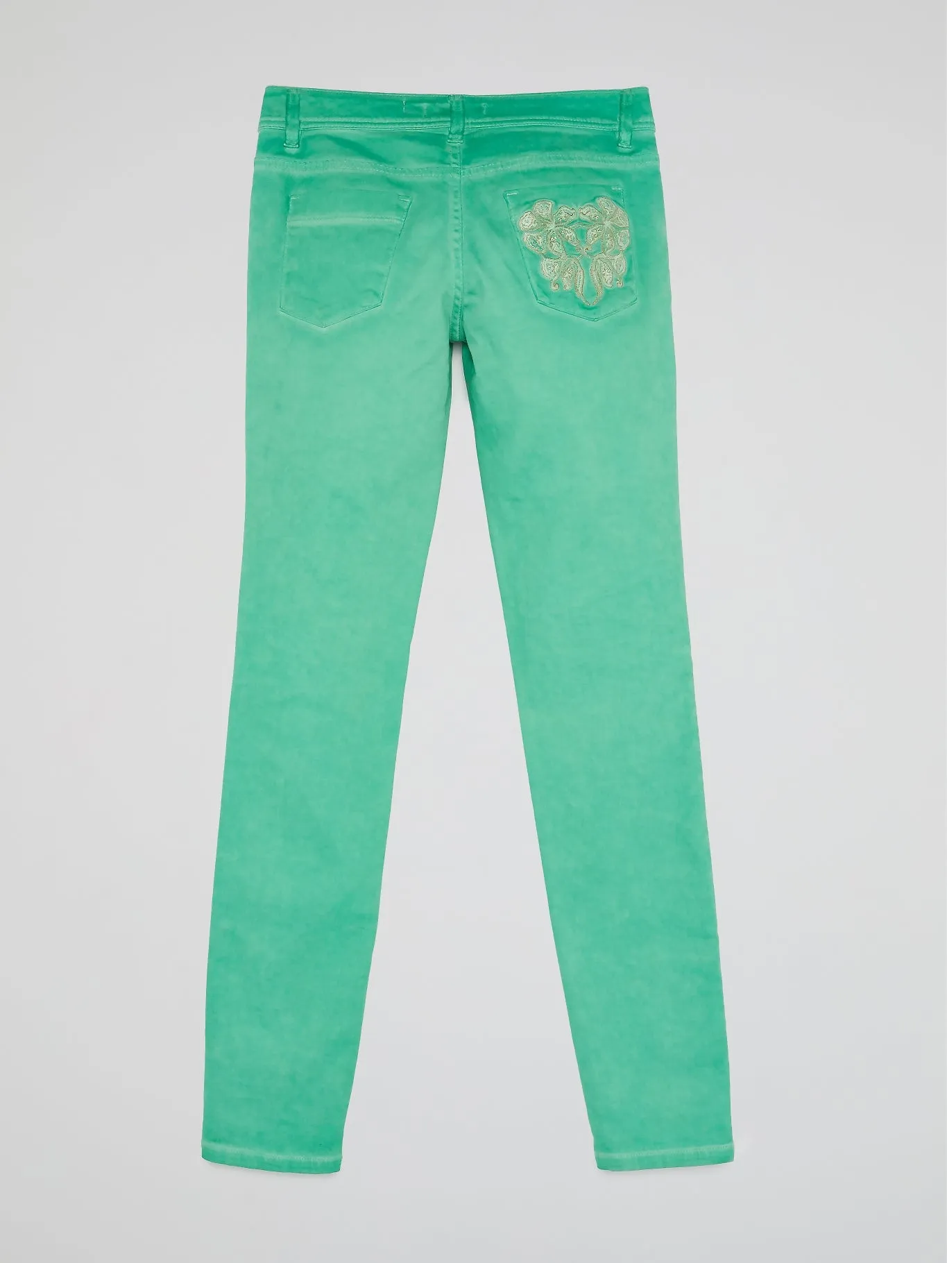 Green Slim Fit Jeans