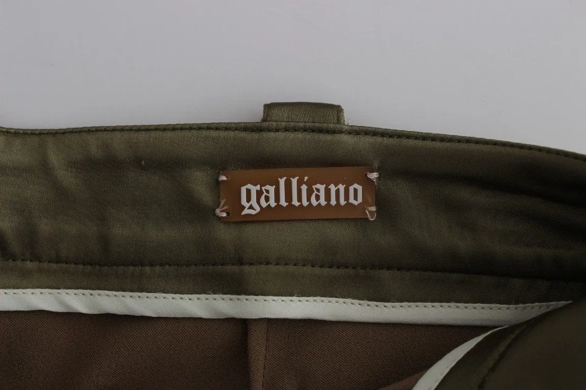 Green Slim Fit Pants