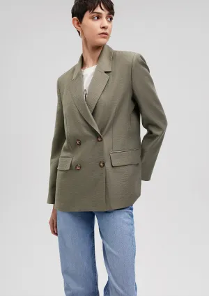 Grey Blazer Jacket
