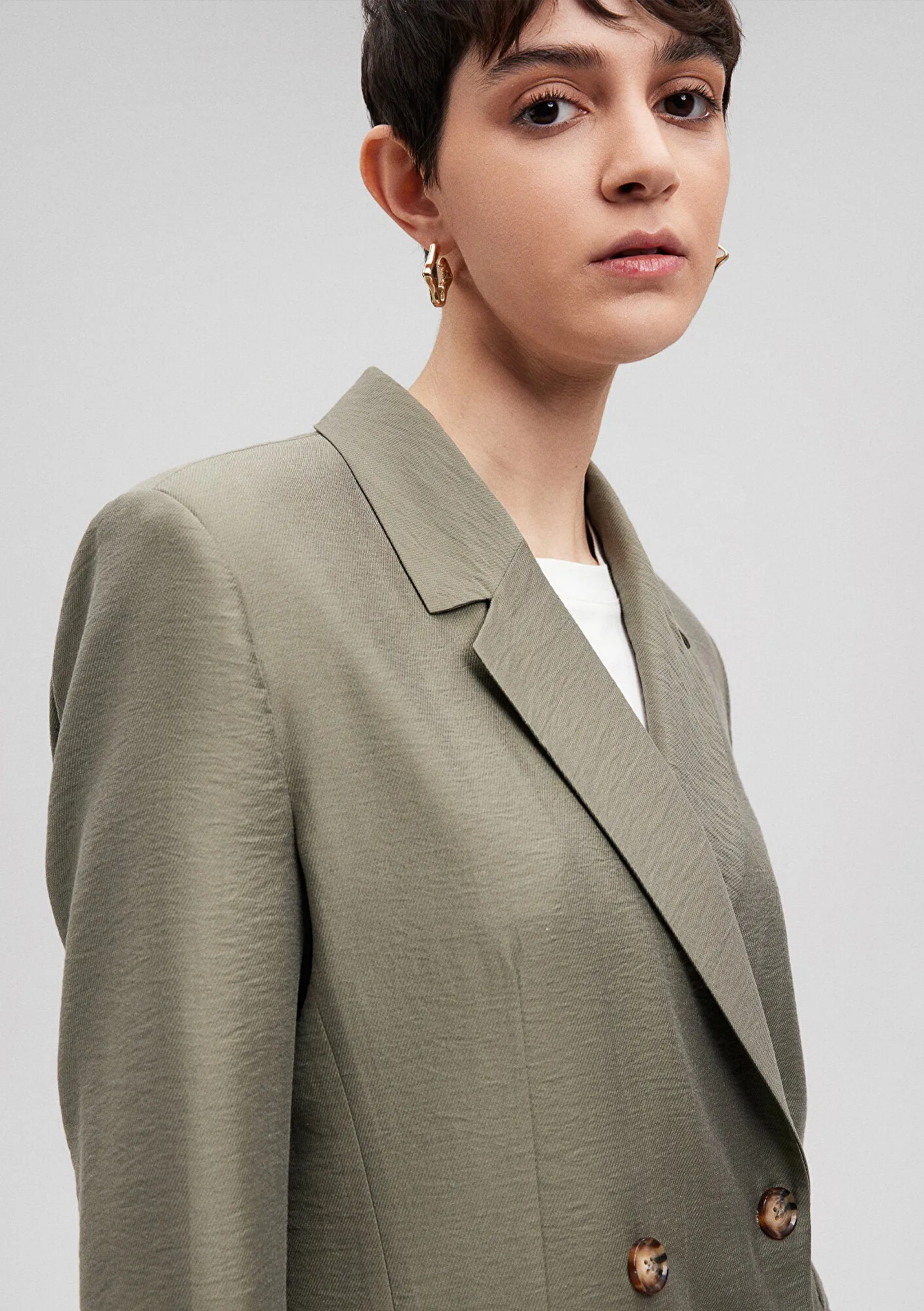 Grey Blazer Jacket