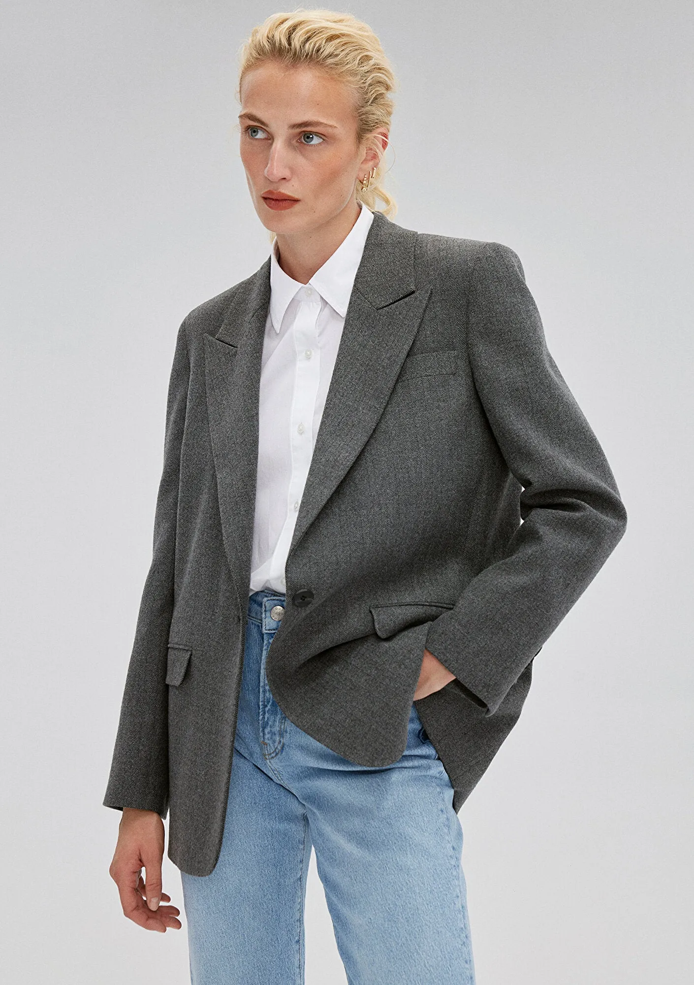 Grey Blazer