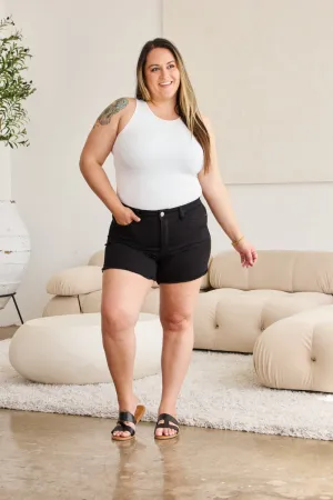 Hazel Blues® |  RFM Tummy Control High Waist Denim Shorts
