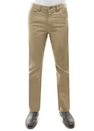 HCP1217070 Hard Slog Men's Stretch Slim Twill Jean Sand