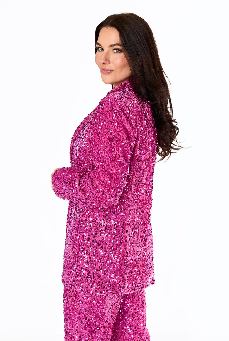 Heff Sequin Blazer | Highkey - LARGE