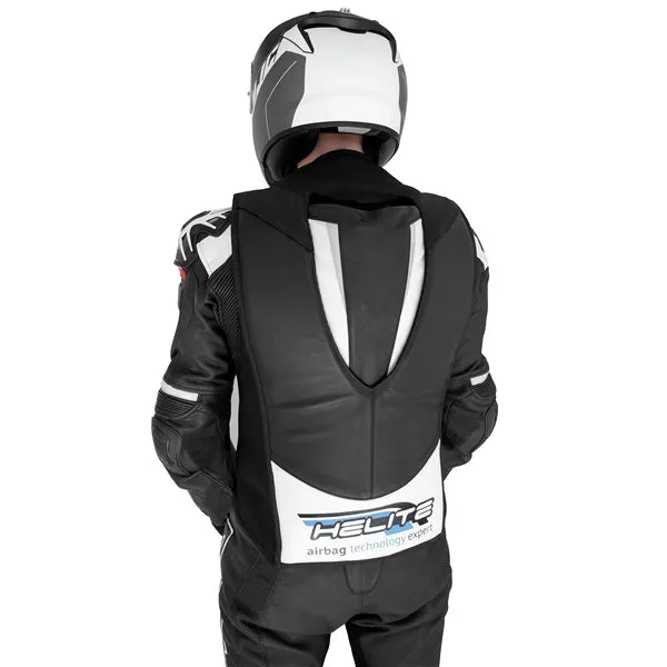 Helite Racing Airbag Safety Vest Unisex Black/White