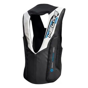 Helite Racing Airbag Safety Vest Unisex Black/White