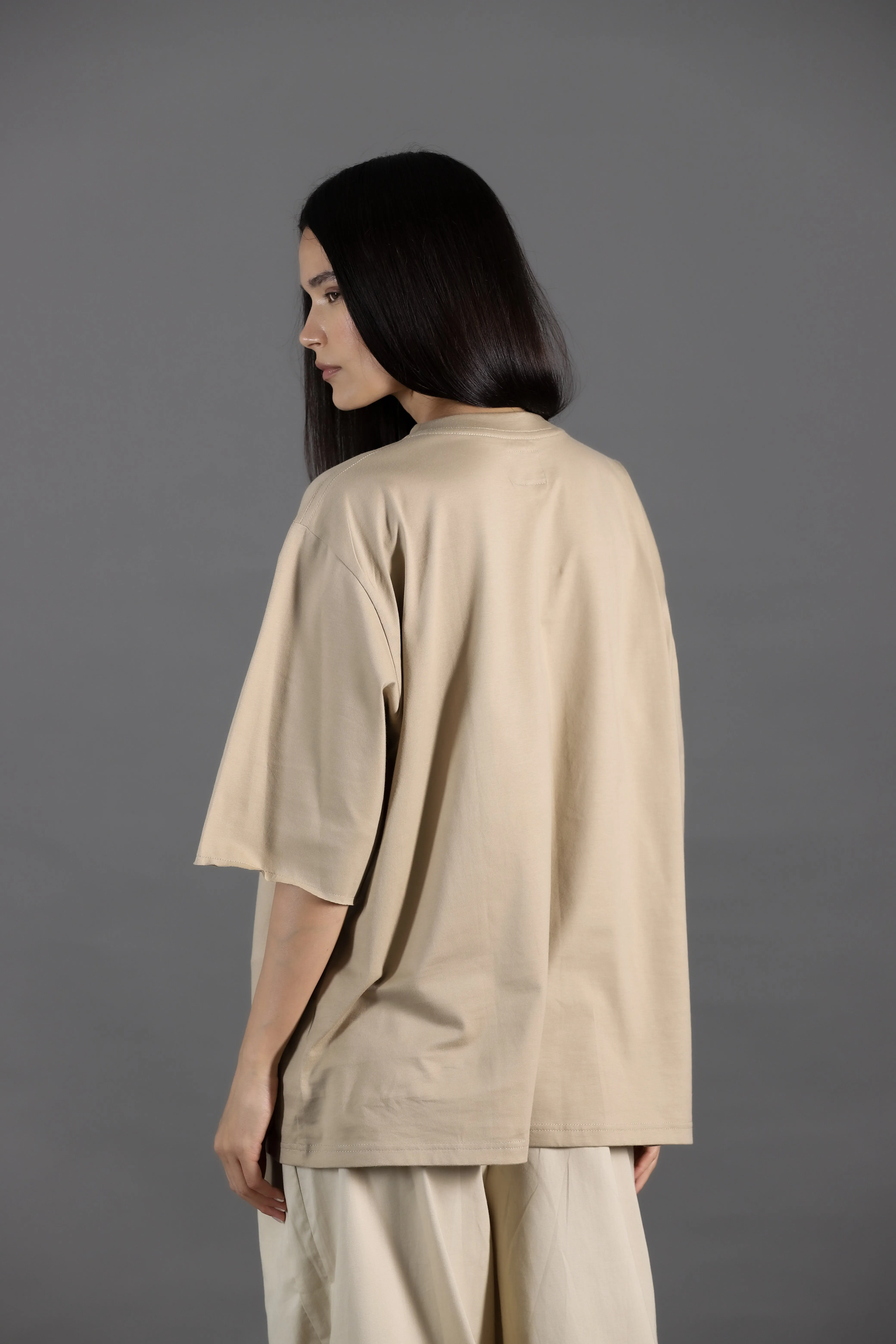 High Neck OVERSIZED Unisex T-shirt