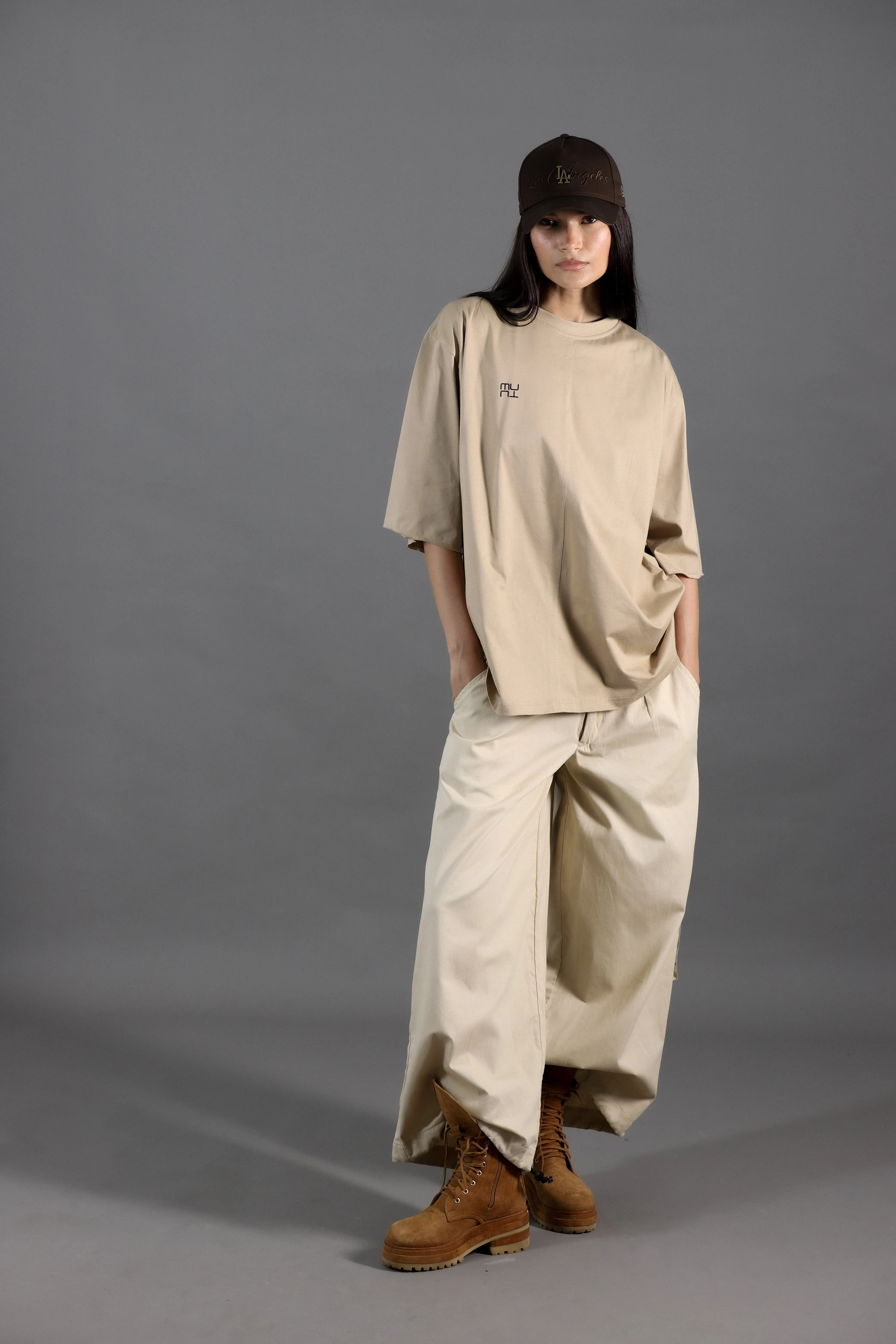 High Neck OVERSIZED Unisex T-shirt