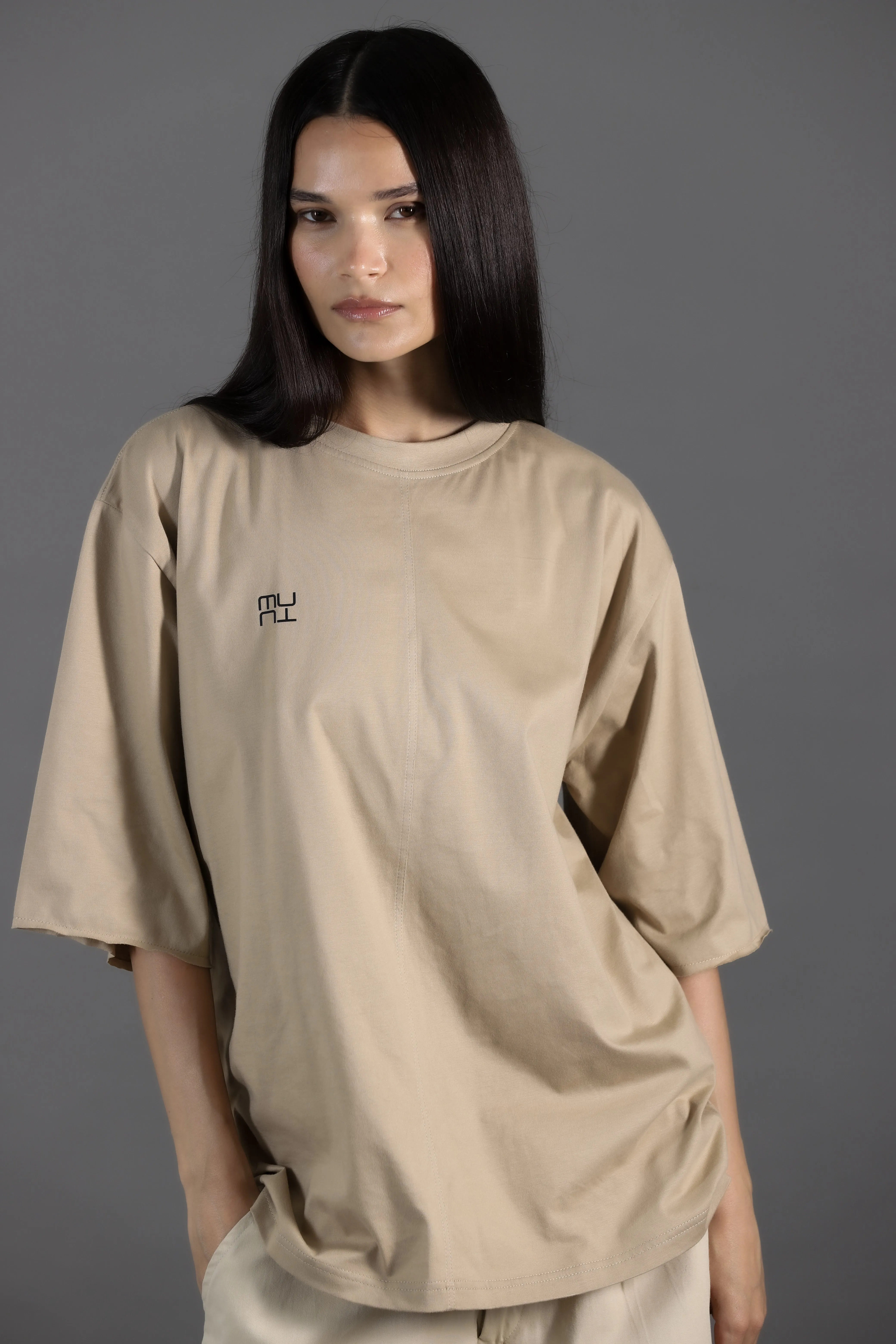 High Neck OVERSIZED Unisex T-shirt