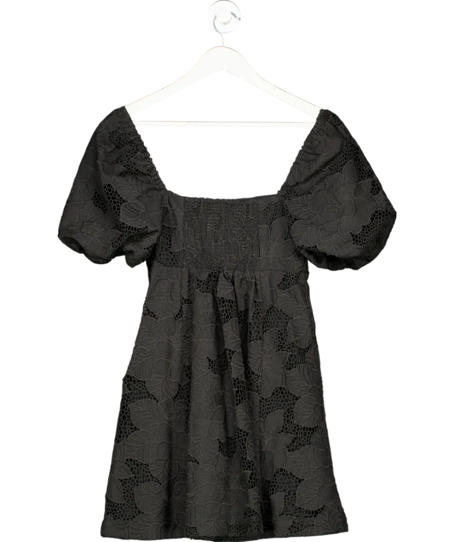Hill House Black Matilda Mini Dress UK XS