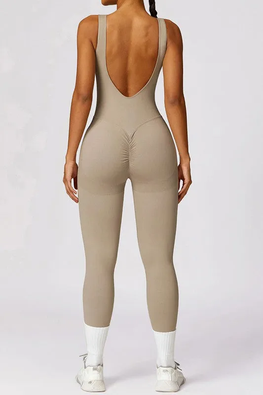 Hip-lifting long leggings skinny yoga jumpsuits