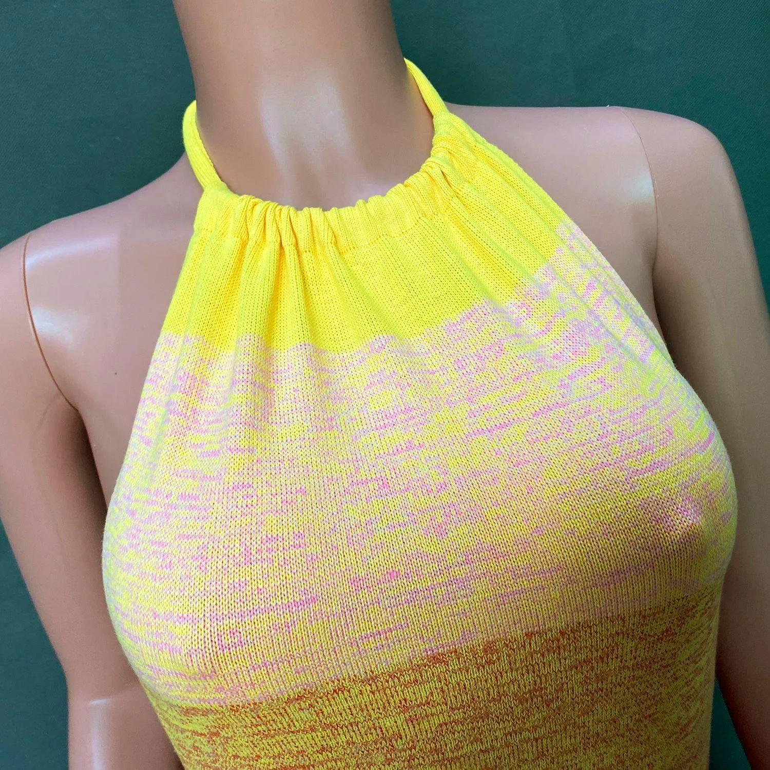 Holiday Sheath Halter Knitting Dresses