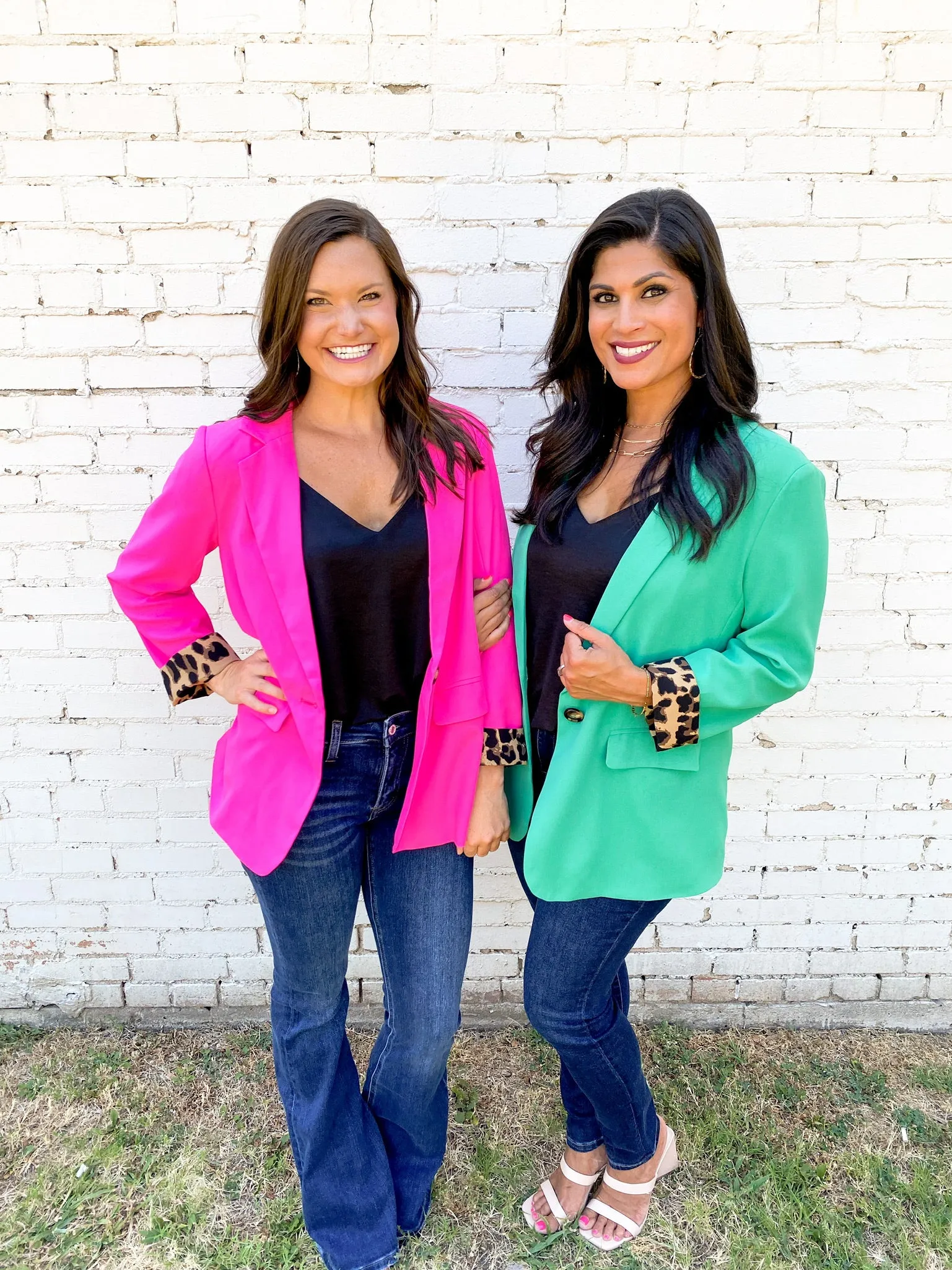 Hot Pink & Cheetah Blazer