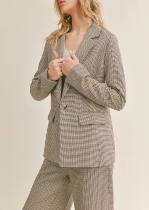 Houndstooth Blazer