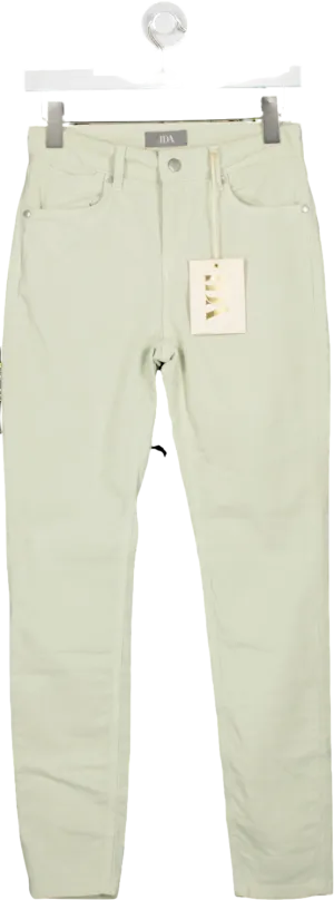 ida Mint Green Rizzo High Rise Skinny Fine Cord Ankle Jeans BNWT W24