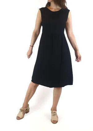 Indigo brand black sleeveless dress with hidden back zip size 8