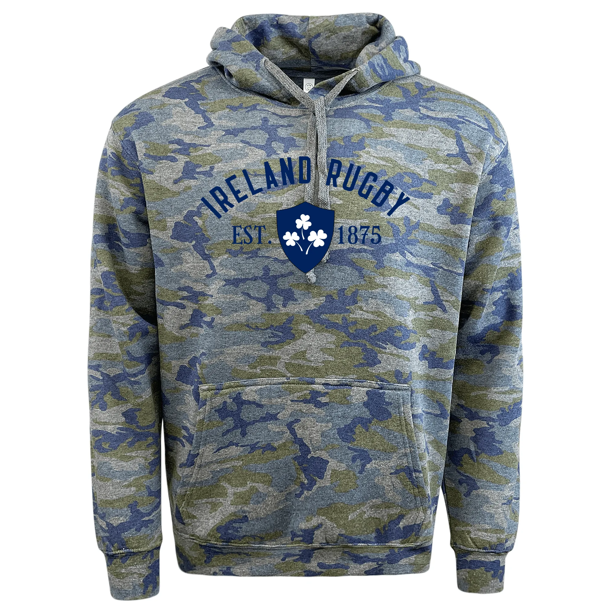Ireland Rugby Est 1875 Camo Hoodie
