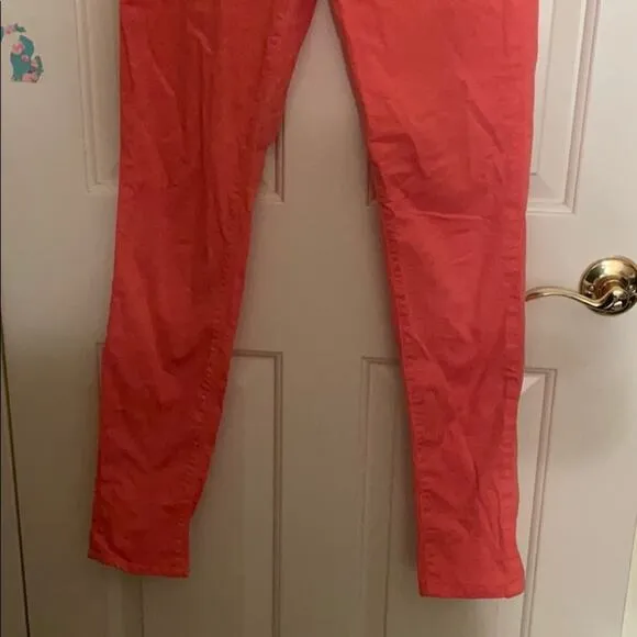J Brand Skinny leg salmon pink size 27