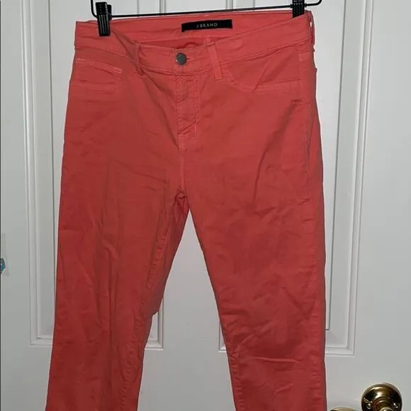 J Brand Skinny leg salmon pink size 27