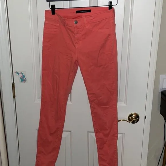 J Brand Skinny leg salmon pink size 27