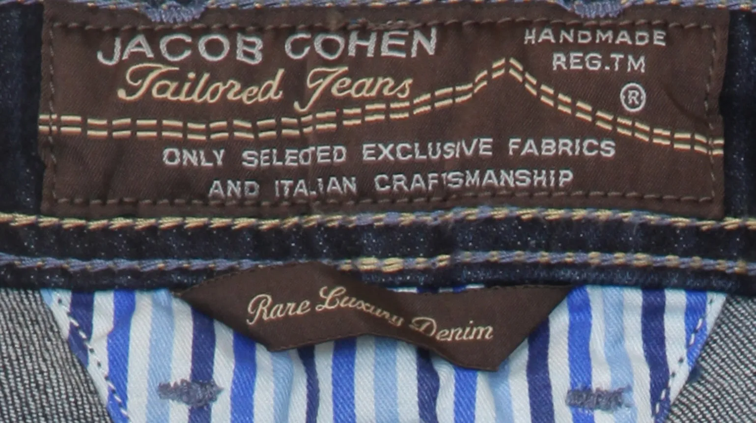 Jacob Cohën Dark Blue Jeans - Slim