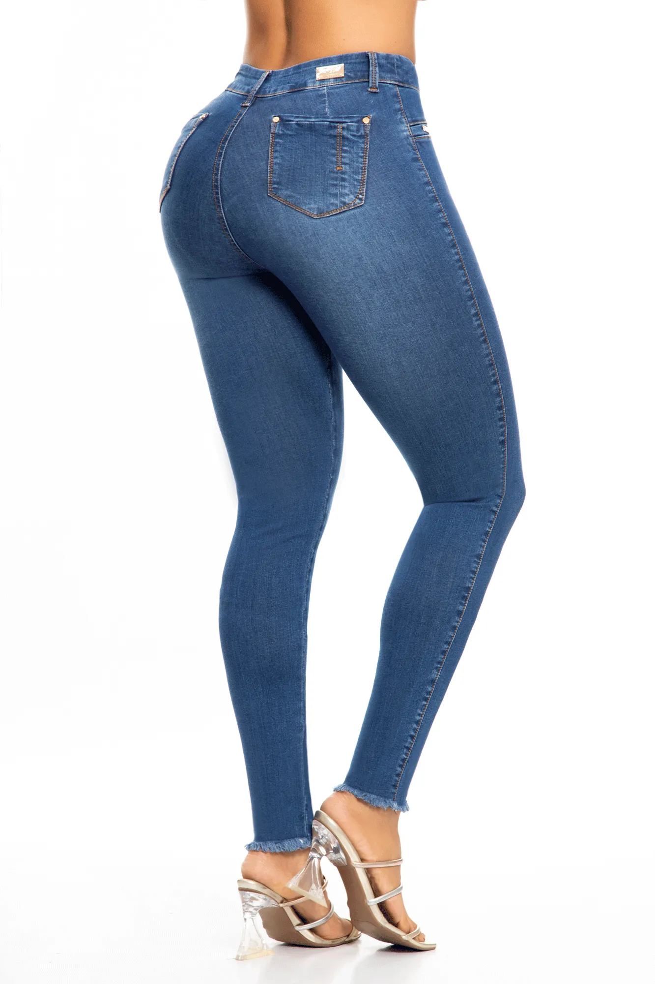 JEANS COLOMBIANOS PUSH UP AZUL 6686