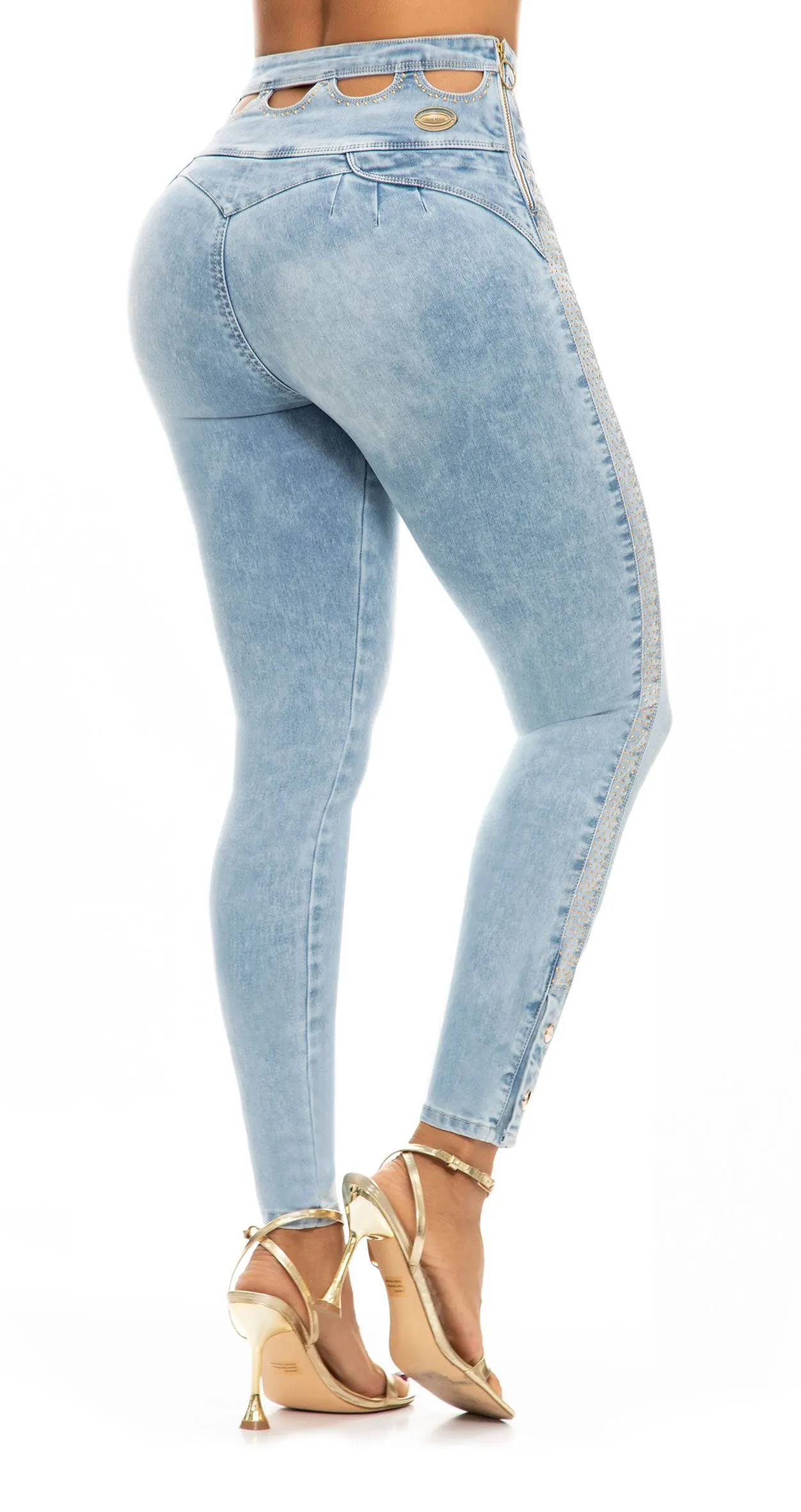 JEANS LEVANTA COLA AZUL 6930